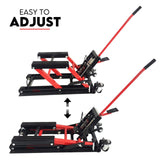 Low Profile Motorcycle ATV 680kg Motorbike Hydraulic Jack Stand Tie Down