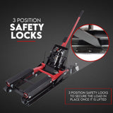 Low Profile Motorcycle ATV 680kg Motorbike Hydraulic Jack Stand Tie Down