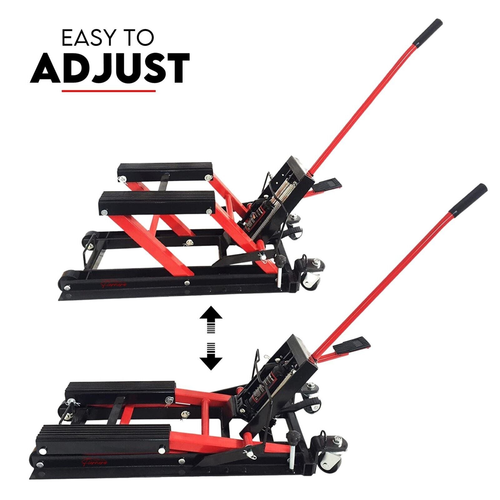 Automotive Lifts & Hoists: Motorcycle 680kg Bike Lift Stand Jack Hoist Atv Hydraulic Super Low Profile