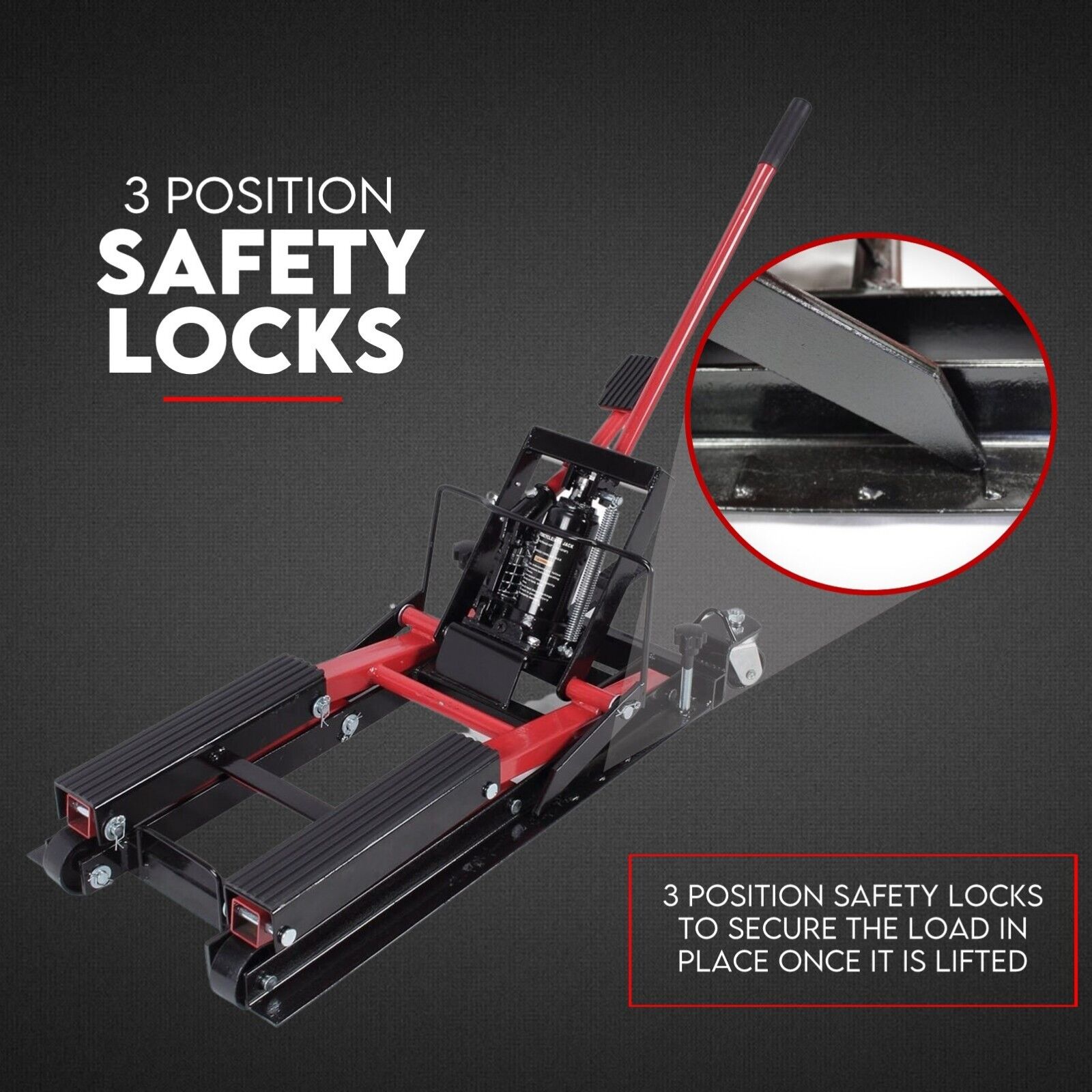 Automotive Lifts & Hoists: Motorcycle 680kg Bike Lift Stand Jack Hoist Atv Hydraulic Super Low Profile