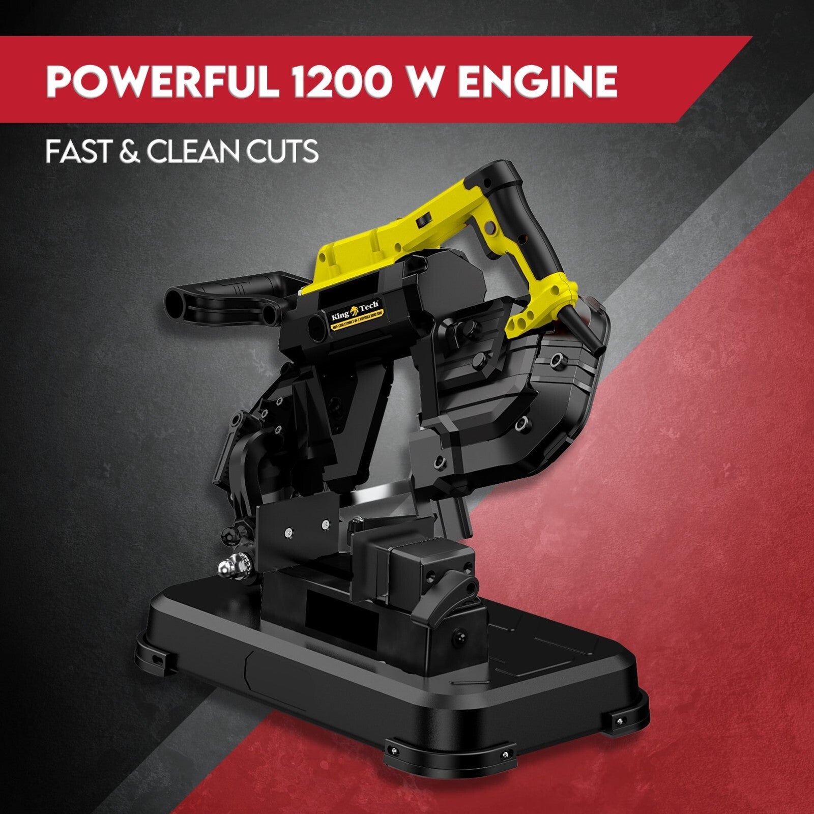 Portable Band Saw 127mm Cold Cut Metal Cut Chop Bandsaw Steel Hand Drop