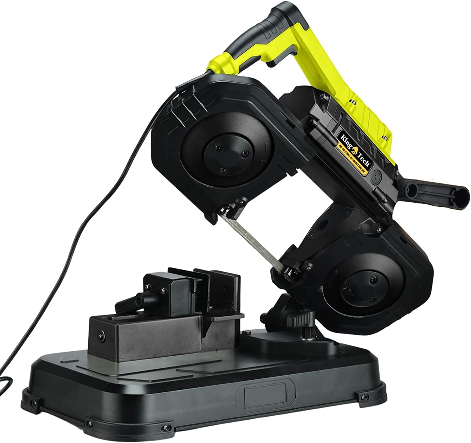 Saws: Portable Band Saw Cold Cut Metal Cut Off Chop Bandsaw 127mm