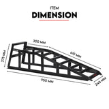 Heavy Duty Car Ramp Set 2000kg Low Profile Car Service Ramps 2x