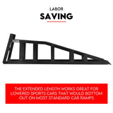 Heavy Duty Car Ramp Set 2000kg Low Profile Car Service Ramps 2x
