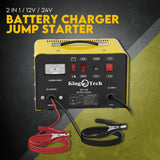 Automotive Repair & Speciality Tools: Kingtech 2in1 Battery Charger Jump Starter New Dual Heavy Duty Car Charger 40Amp