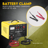 Automotive Repair & Speciality Tools: Kingtech 2in1 Battery Charger Jump Starter New Dual Heavy Duty Car Charger 40Amp