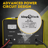 Automotive Repair & Speciality Tools: Kingtech 2in1 Battery Charger Jump Starter New Dual Heavy Duty Car Charger 40Amp