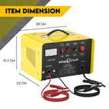 Automotive Repair & Speciality Tools: Kingtech 2in1 Battery Charger Jump Starter New Dual Heavy Duty Car Charger 40Amp