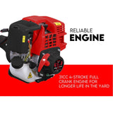 Lawn Rollers: 4 STROKE Curved Split Shaft Line Trimmer Garden Lawn Whipper Snipper
