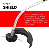 Lawn Rollers: 4 STROKE Curved Split Shaft Line Trimmer Garden Lawn Whipper Snipper