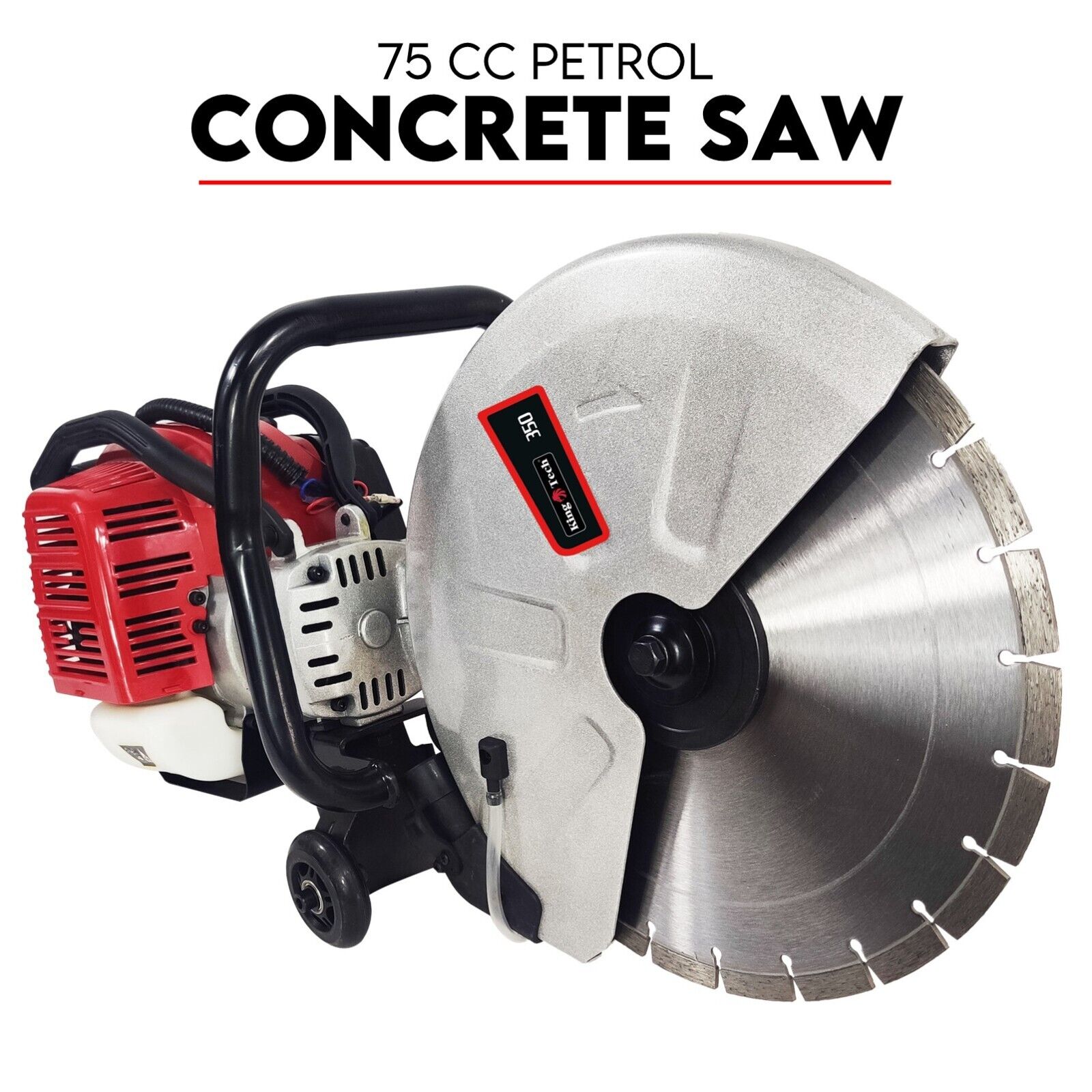 Saw Accessories: Petrol Demolition Saw 75CC Concrete Cut Off Wet Demo Road Cutter Brick 350MM