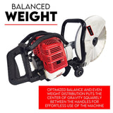 Saw Accessories: Petrol Demolition Saw 75CC Concrete Cut Off Wet Demo Road Cutter Brick 350MM