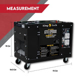 Generators: KINGTECH 8.4kW Max 6kW Rated Diesel Generator Single Phase