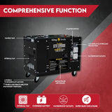 Generators: KINGTECH 8.4kW Max 6kW Rated Diesel Generator Single Phase