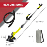 2000W Electric Drywall Sander Hand-Held Machine Plaster Wall Vacuum Bag 7-Speed