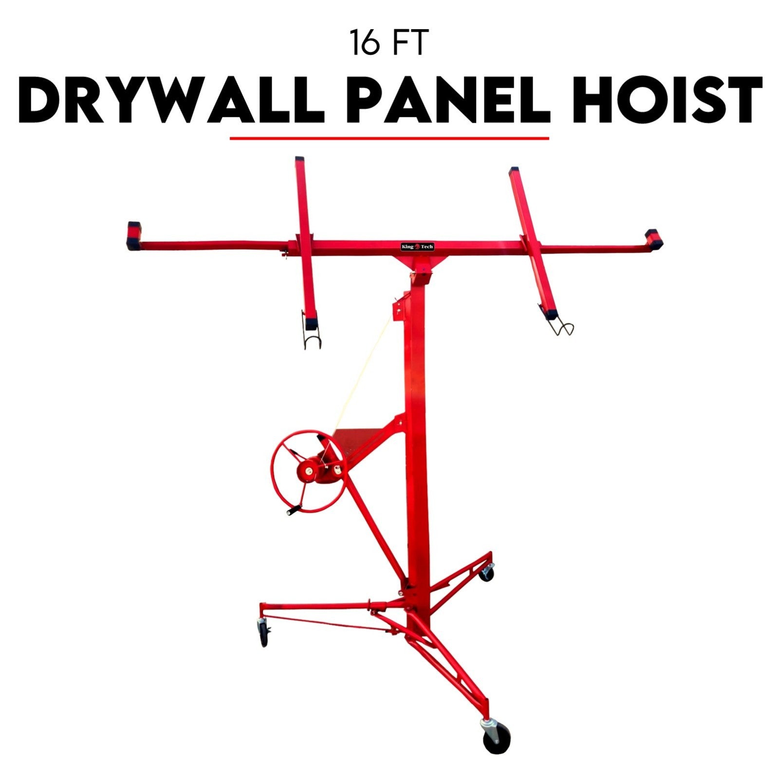 Lifts & Hoists: 16FT Drywall Gyprock Panel Lifter Plaster Board Sheet Hoist Lift Plasterboard