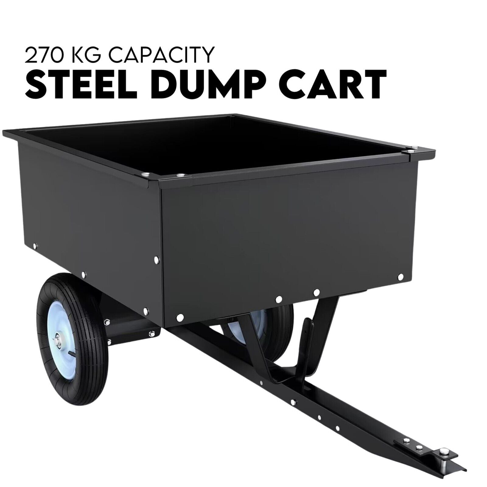 Kid's Tables, Chairs & Seats: Steel Dump Cart Garden Tipping Trailer