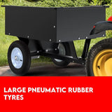 Kid's Tables, Chairs & Seats: Steel Dump Cart Garden Tipping Trailer
