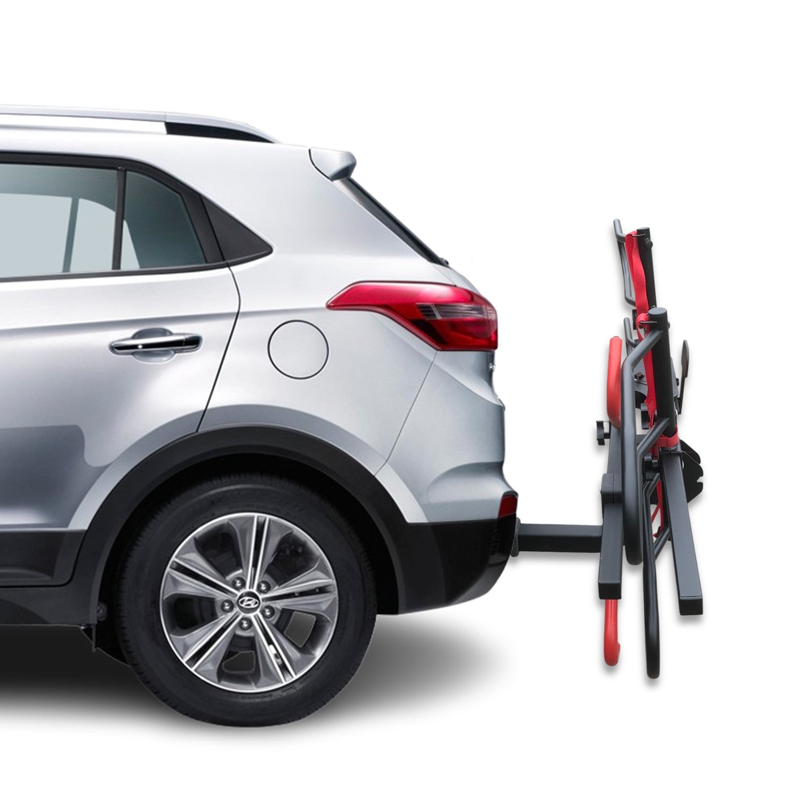 Bicycle Stands & Storage: 2 Bike Rack for Car SUV Rear Bicycle Holder Carrier Hitch Mount Platform Holder