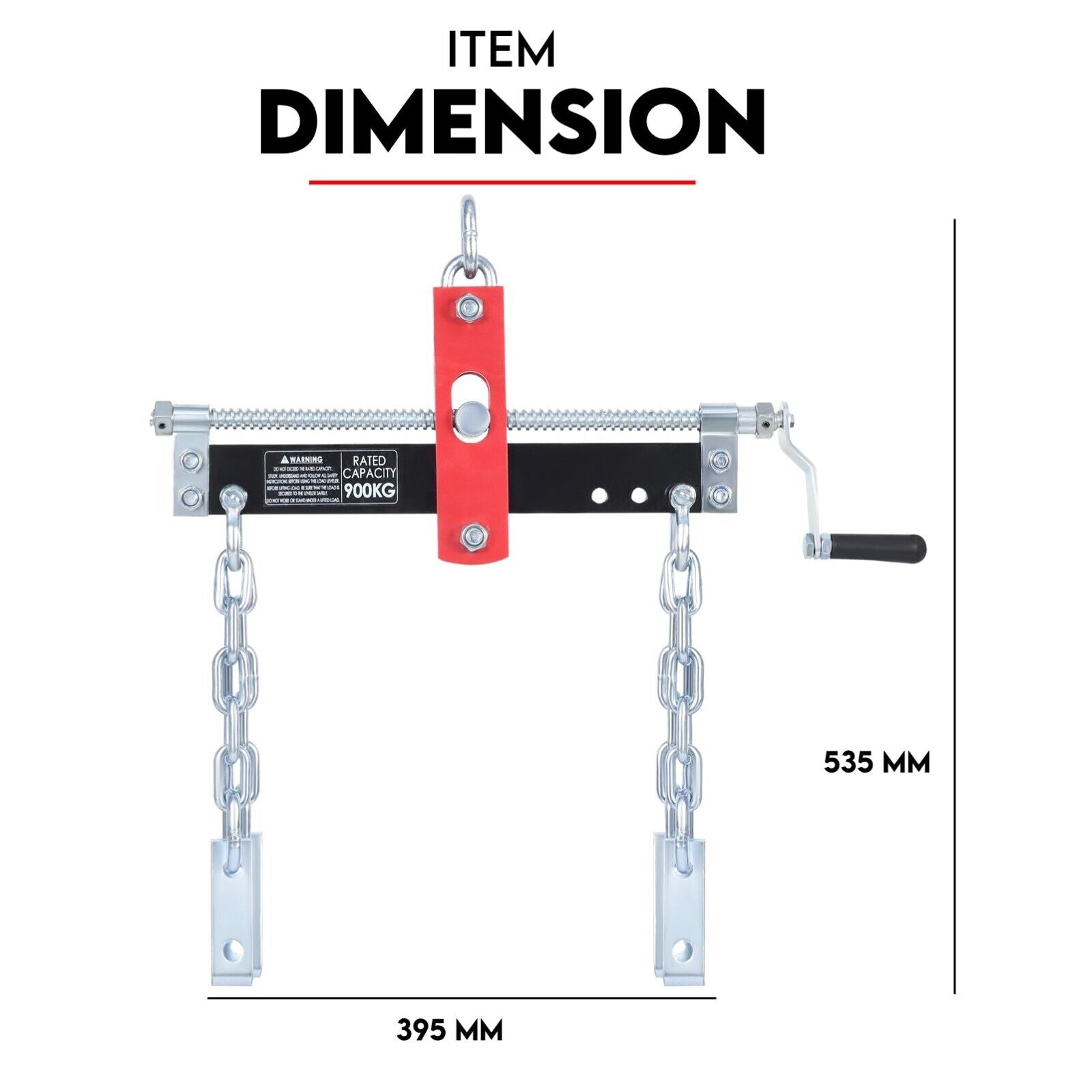 Automotive Gauges: Engine Leveler Balancer 907kg Load Shop Crane Hoist Chain Lift Loading Leveller