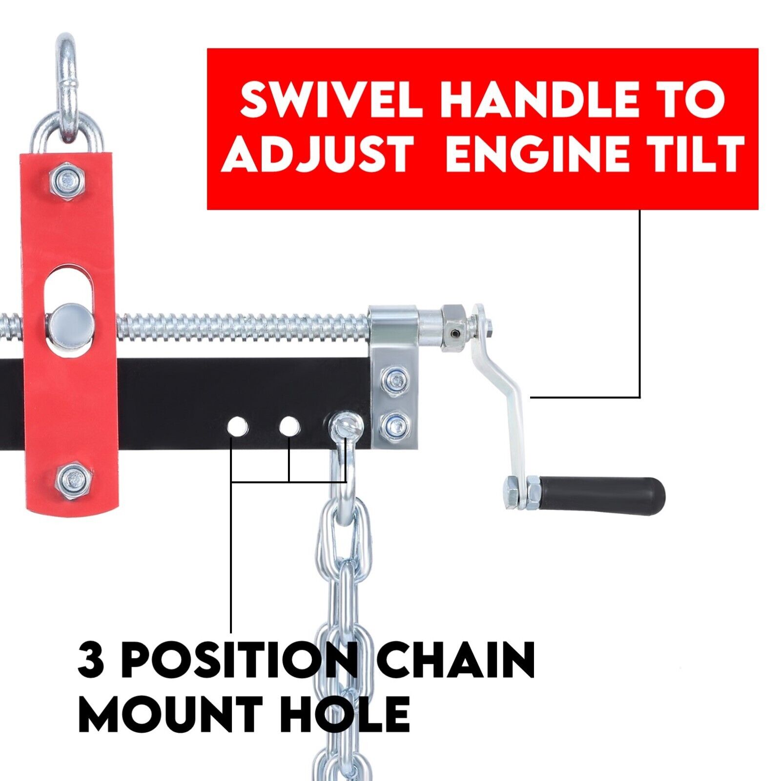 Automotive Gauges: Engine Leveler Balancer 907kg Load Shop Crane Hoist Chain Lift Loading Leveller