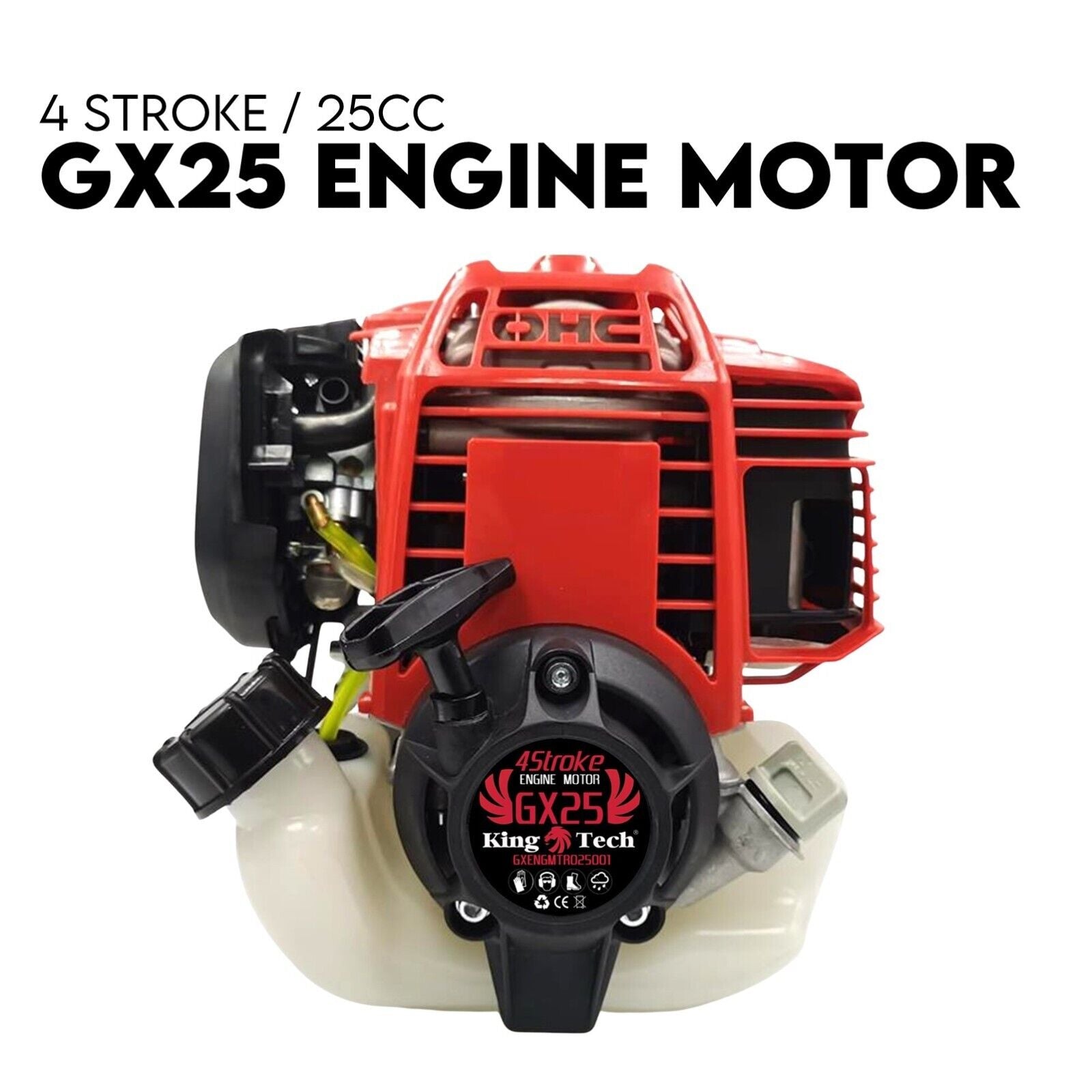 Automotive Parts: 4 Stroke Engine Motor for Brushcutter Trimmer Brush Cutter Honda GX25 Replace