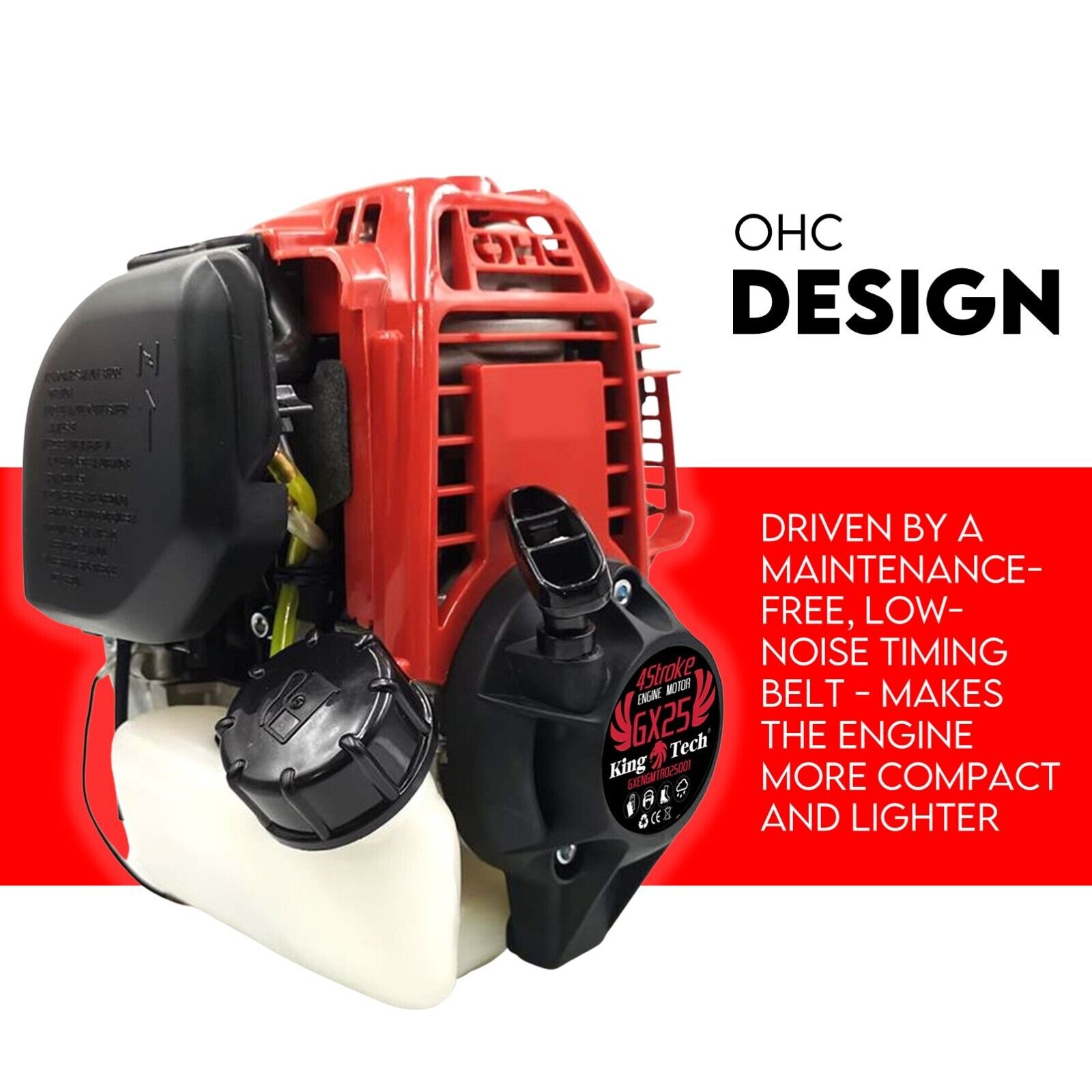 Automotive Parts: 4 Stroke Engine Motor for Brushcutter Trimmer Brush Cutter Honda GX25 Replace