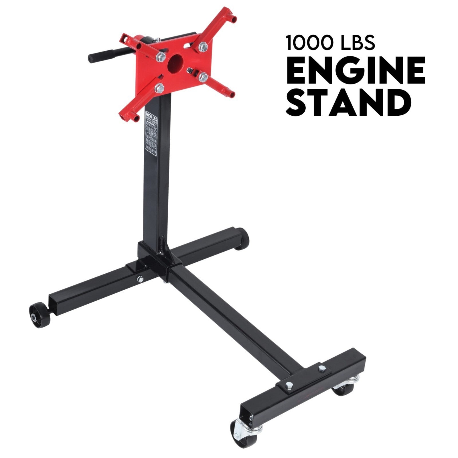 Engine Stand H Frame 450kg 1000lb Industrial Workshop Cars Auto Motor 4 Wheels