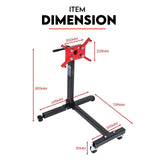Engine Stand H Frame 450kg 1000lb Industrial Workshop Cars Auto Motor 4 Wheels