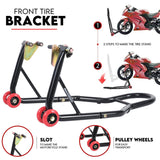 Camera Accessories: Motorcycle Stand Rear and Front