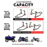 Camera Accessories: Motorcycle Stand Rear and Front