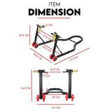 Camera Accessories: Motorcycle Stand Rear and Front