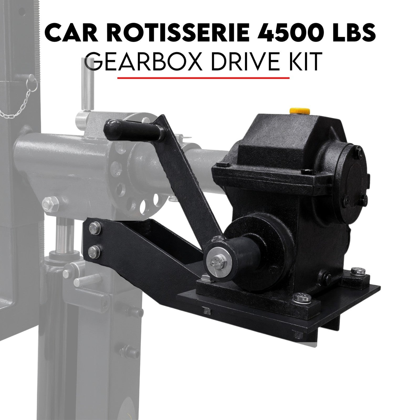 Automotive Repair & Speciality Tools: Gear Box Drive Rotation Conversion Kit for Car Rotisserie 4500LBS Auto Repair