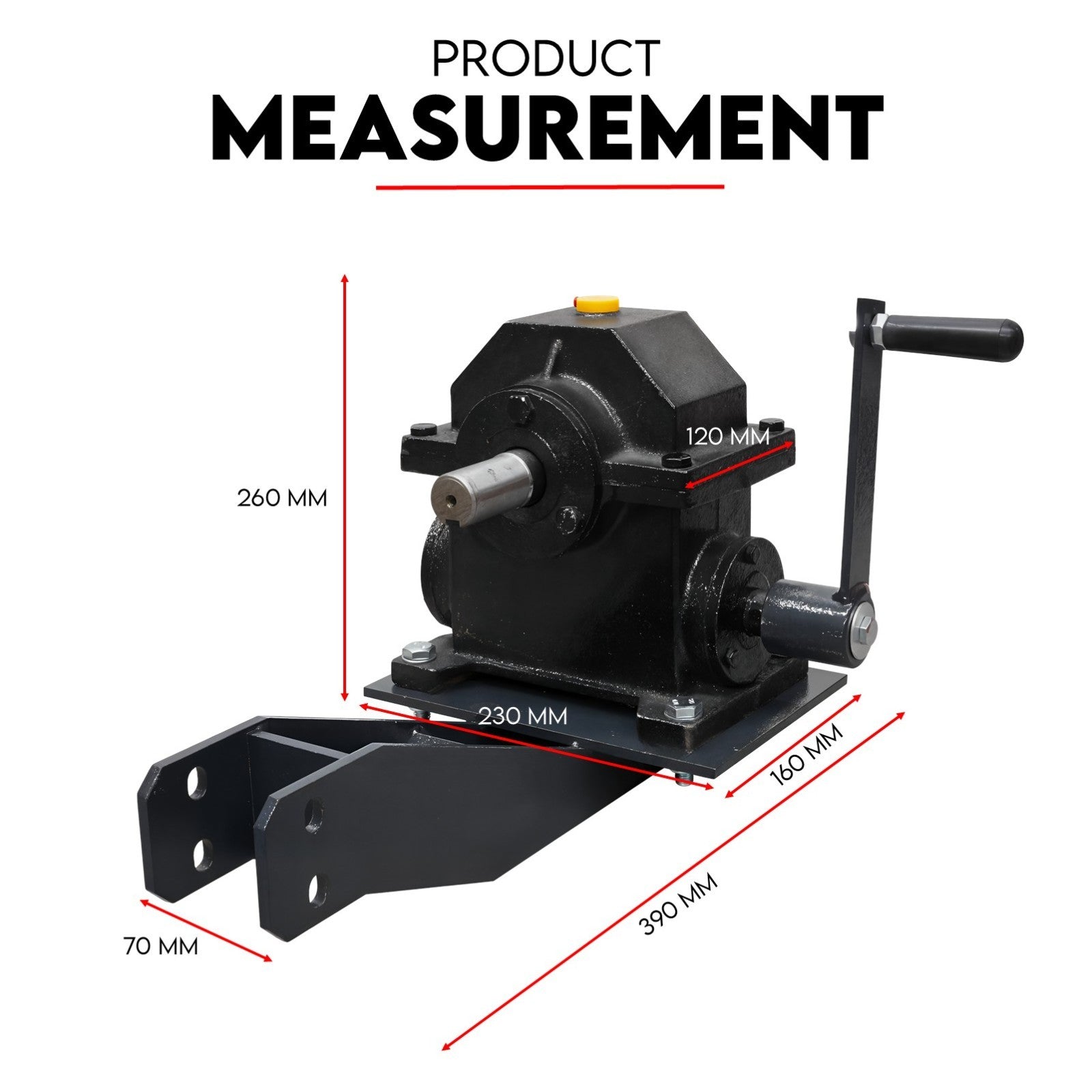 Automotive Repair & Speciality Tools: Gear Box Drive Rotation Conversion Kit for Car Rotisserie 4500LBS Auto Repair