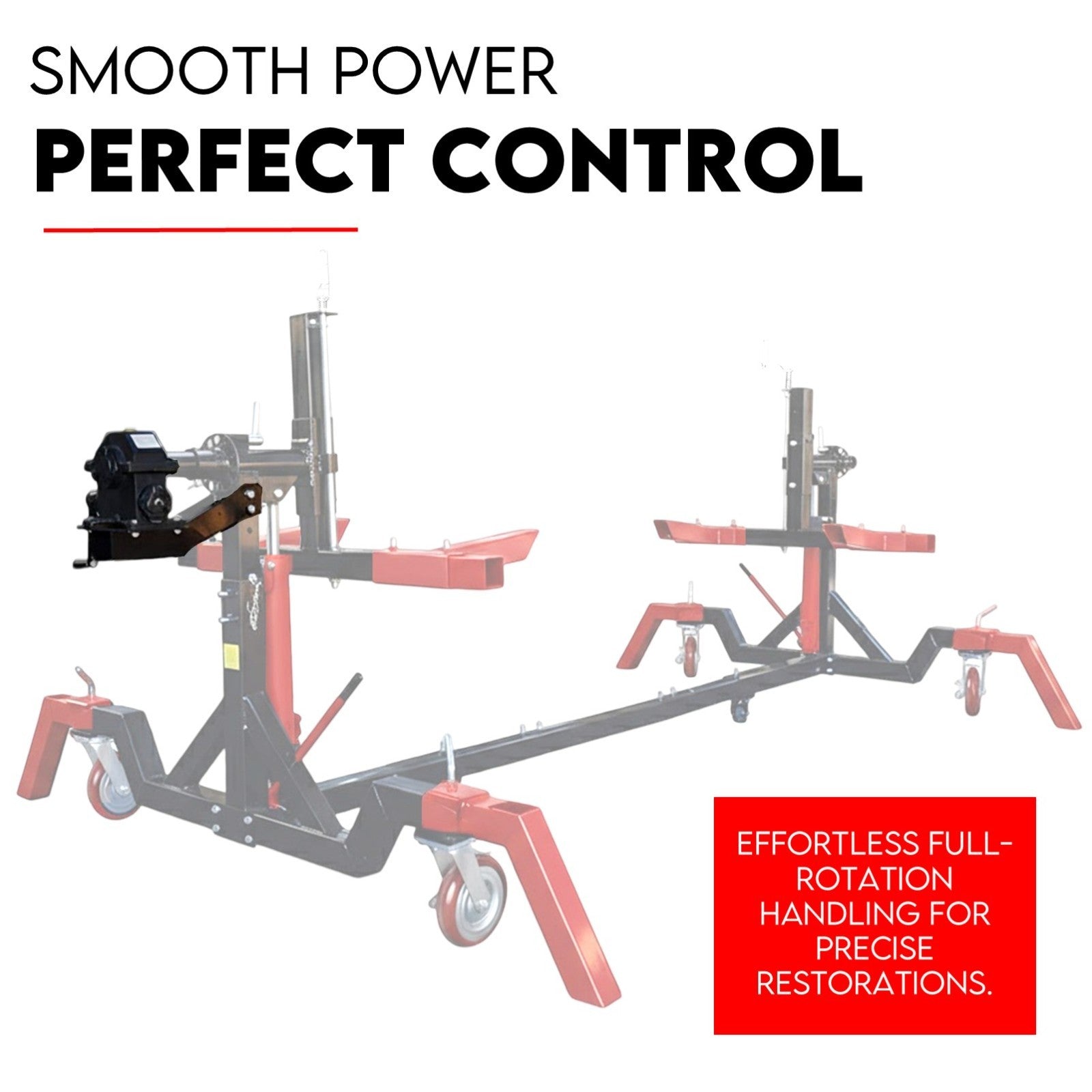 Automotive Repair & Speciality Tools: Gear Box Drive Rotation Conversion Kit for Car Rotisserie 4500LBS Auto Repair