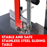 10" Meat Bandsaw Cutting Table & Mincer Band Saw Sausage Grinder Filler