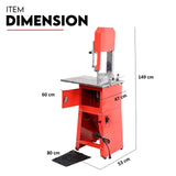 10" Meat Bandsaw Cutting Table & Mincer Band Saw Sausage Grinder Filler