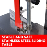 Building Materials: Meat Cutting Band Saw 10" meat mincer Bandsaw Sausage Filler Slicer Grinder