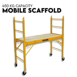 Ladders & Scaffolding: 450kg Mobile Scaffold Ladder Scaffolding Platform Portable Ladder Work Safety