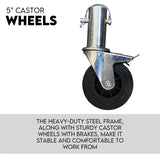 3.0M Aluminium Scaffold Mobile Tower Single Width Platform Height AU Standard