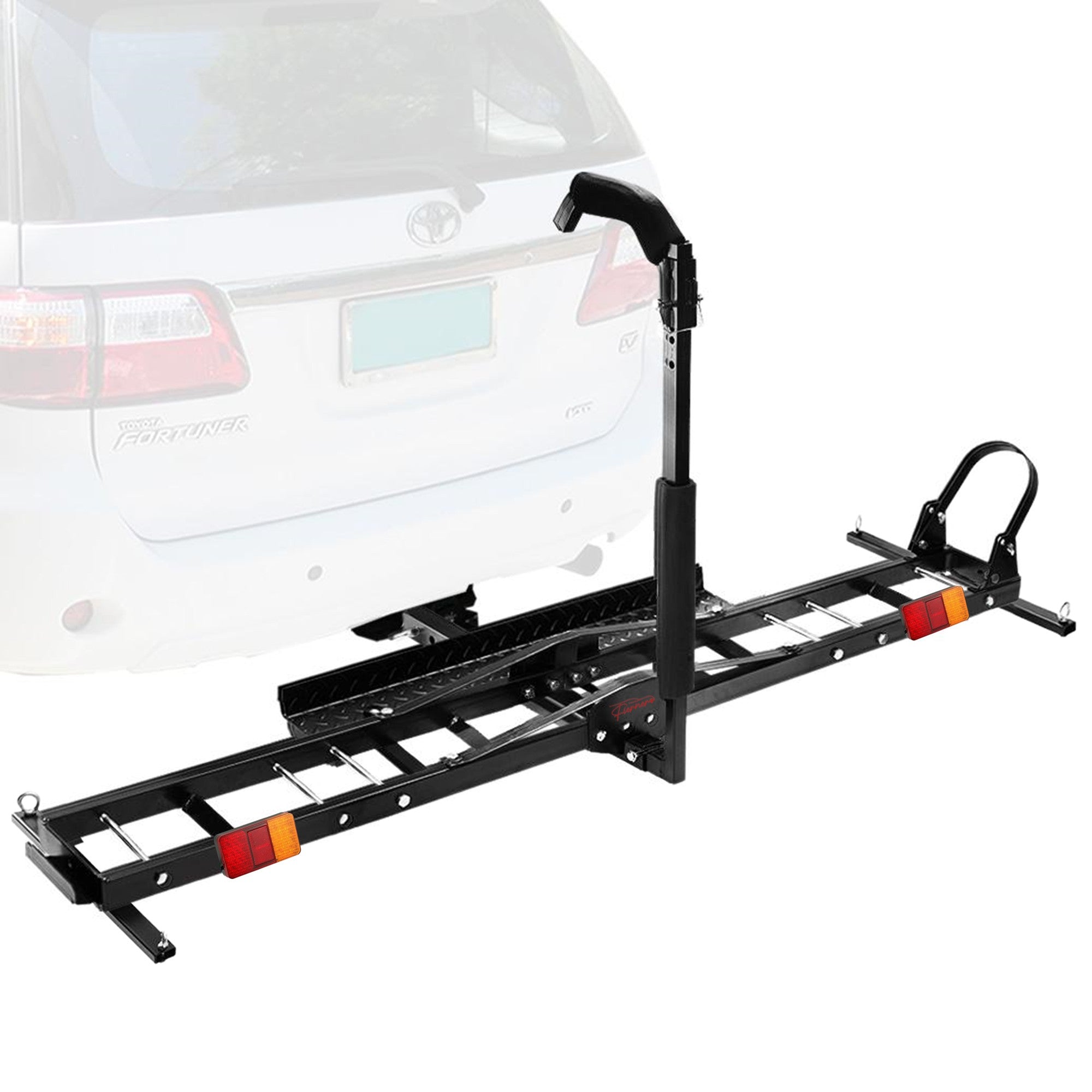 Bicycle Stands & Storage: Motorcycle Motorbike Carrier Rack Towbar Arm Rack Dirt Bike Ramp Brake Lights