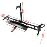 Motorcycle Motorbike Carrier Rack 2" Towbar Arm Dirt Bike Ramp Brake Lights