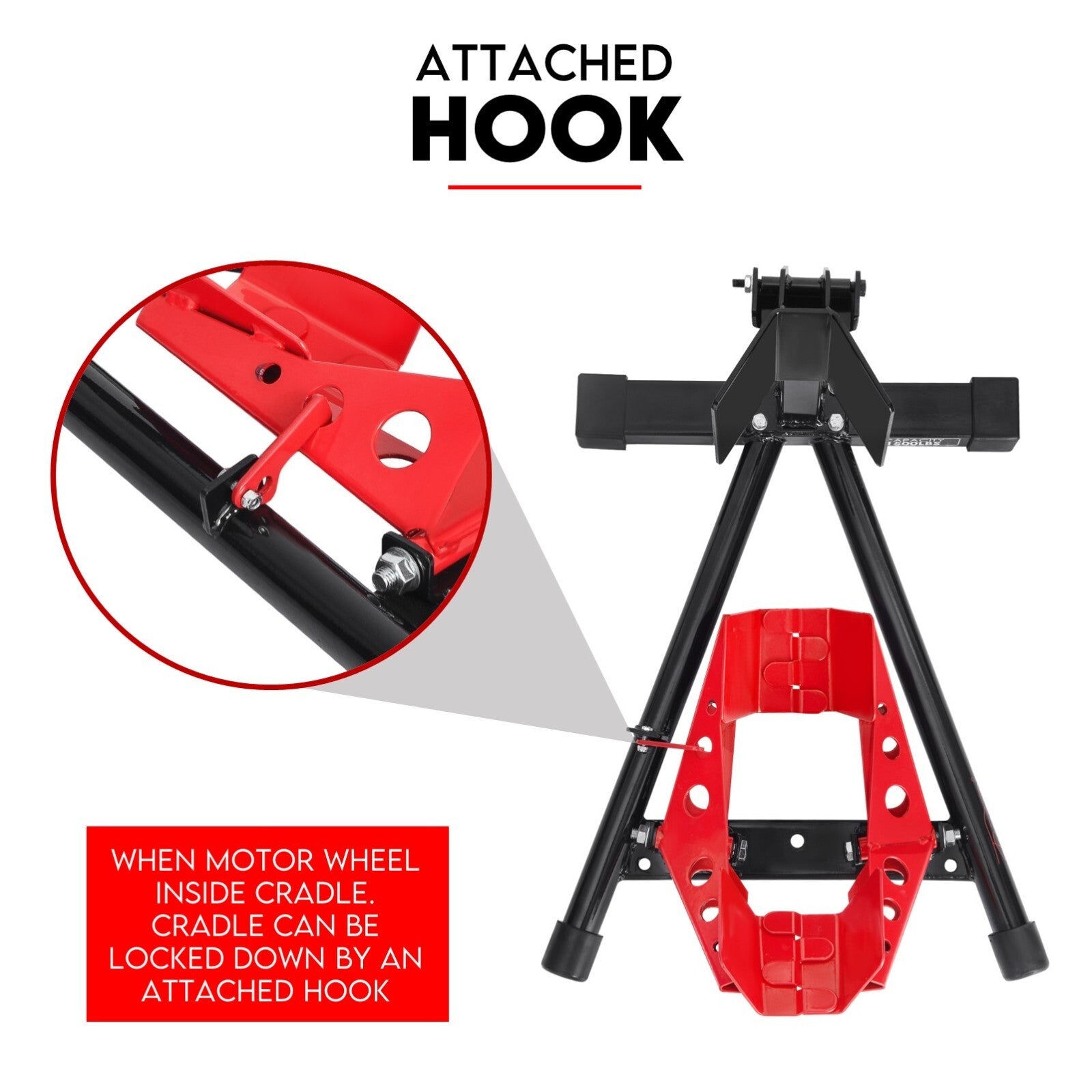 Front Wheel Stand Clamp Chock Motorcycle Stand Trailer Stand Bike