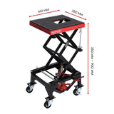 Automotive Lifts & Hoists: Motorcycle Scissor Lift Stand 136kg Hydraulic Motorbike Lifter Dirt Bike Jack