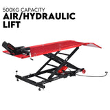 Automotive Lifts & Hoists: Motorcycle Lift 500kg Table Hydraulic Air Bike Jack Mechanic Stand Hoist Lifter
