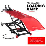 Automotive Lifts & Hoists: Motorcycle Lift 500kg Table Hydraulic Air Bike Jack Mechanic Stand Hoist Lifter
