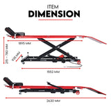 Automotive Lifts & Hoists: Motorcycle Lift 500kg Table Hydraulic Air Bike Jack Mechanic Stand Hoist Lifter