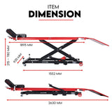 Automotive Lifts & Hoists: Motorcycle Lift Table Hydraulic 500kg Bike Jack Mechanic Stand Hoist Lifter
