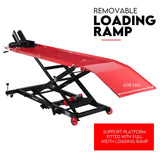 Automotive Lifts & Hoists: Motorcycle Lift Table Hydraulic 500kg Bike Jack Mechanic Stand Hoist Lifter