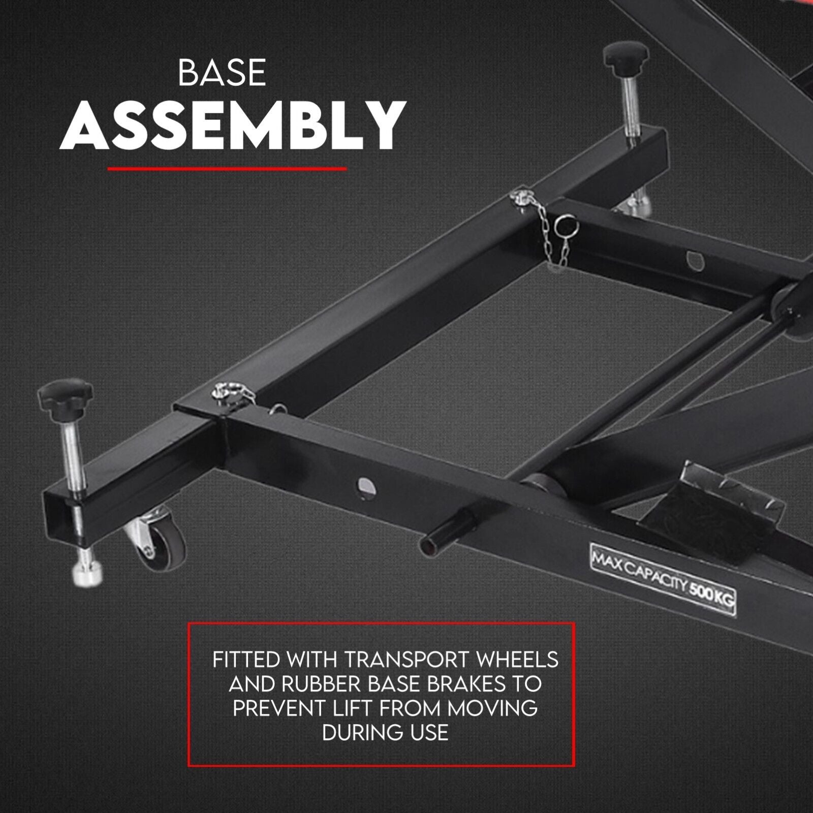 Automotive Lifts & Hoists: Motorcycle Lift Table Hydraulic 500kg Bike Jack Mechanic Stand Hoist Lifter